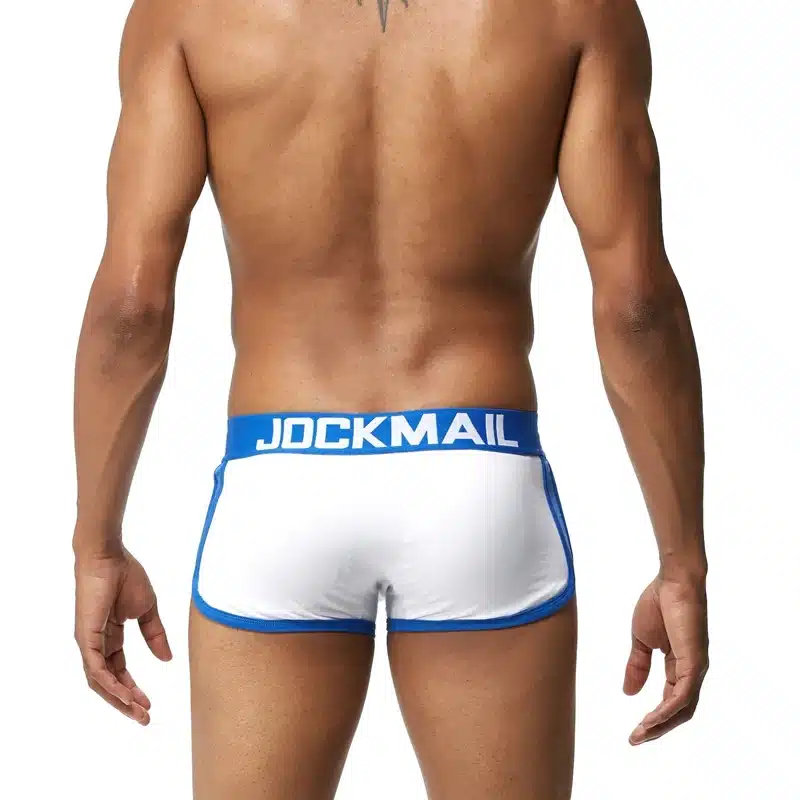JOCKMAIL enhancement Sexy men underwear penis boxer Push up boxershorts Hip-up Butt Lifter Package Enhancing Padded Trunk Gay 23