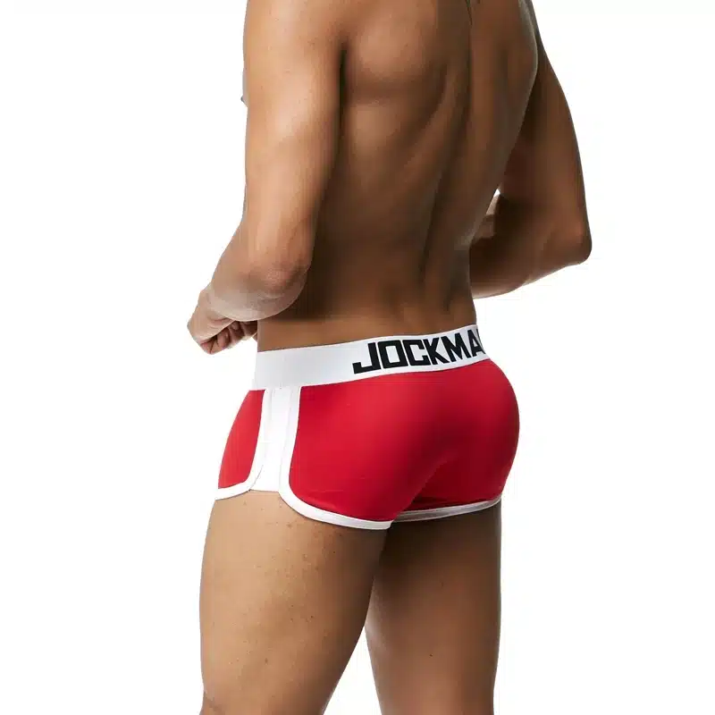 JOCKMAIL enhancement Sexy men underwear penis boxer Push up boxershorts Hip-up Butt Lifter Package Enhancing Padded Trunk Gay 24