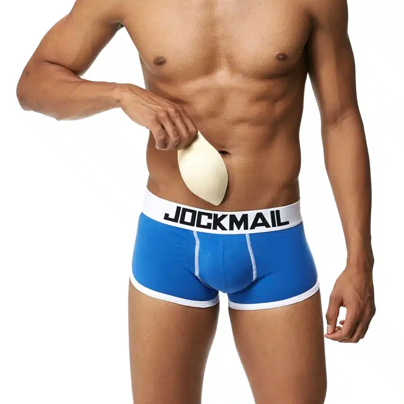 JOCKMAIL enhancement Sexy men underwear penis boxer Push up boxershorts Hip-up Butt Lifter Package Enhancing Padded Trunk Gay 30