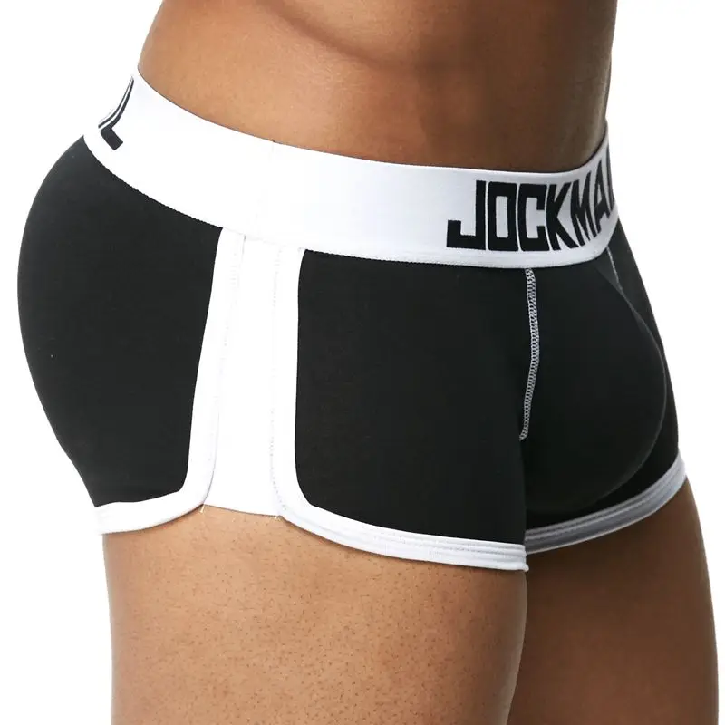 JOCKMAIL enhancement Sexy men underwear penis boxer Push up boxershorts Hip-up Butt Lifter Package Enhancing Padded Trunk Gay 33