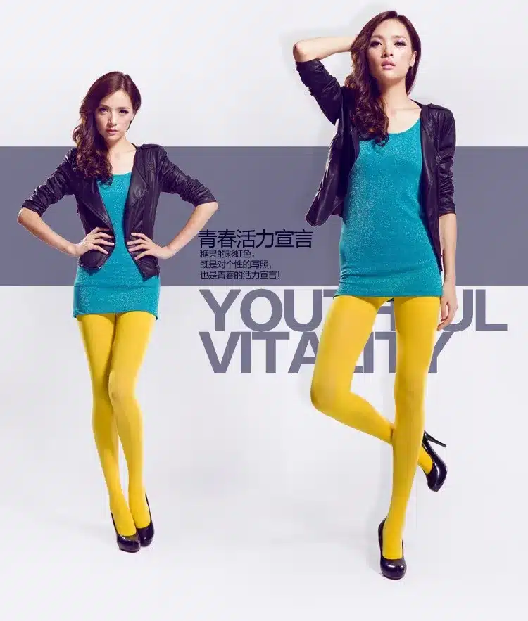 BIVIGAOS 120D High Quality Opaque Colorful Velvet Pantyhose Spring Summer Harajuku Compression Sexy Collant Women Tights Medias 27