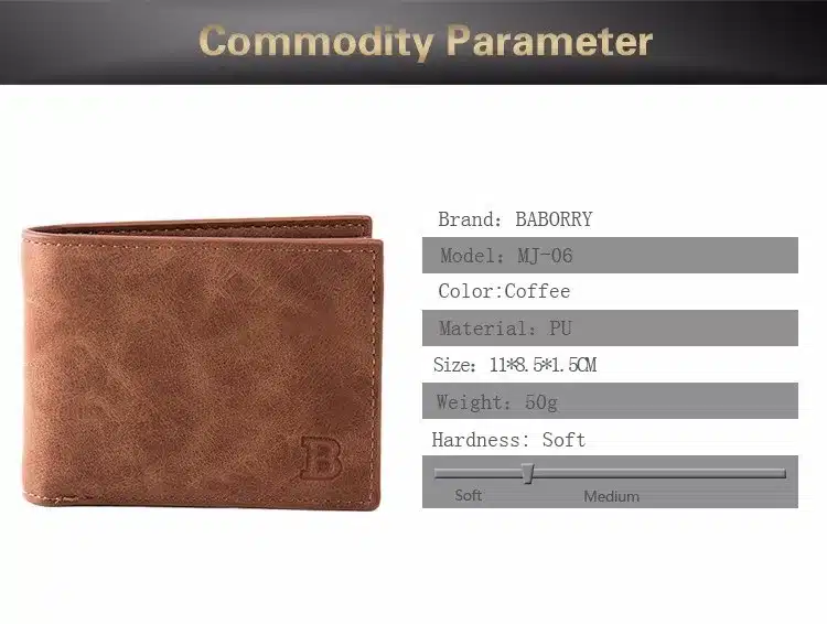 2017 New Design Men wallets small money purses Mens Wallet Dollar Price Male Wallet Purse zipper Coin Bag carteira masculina 8