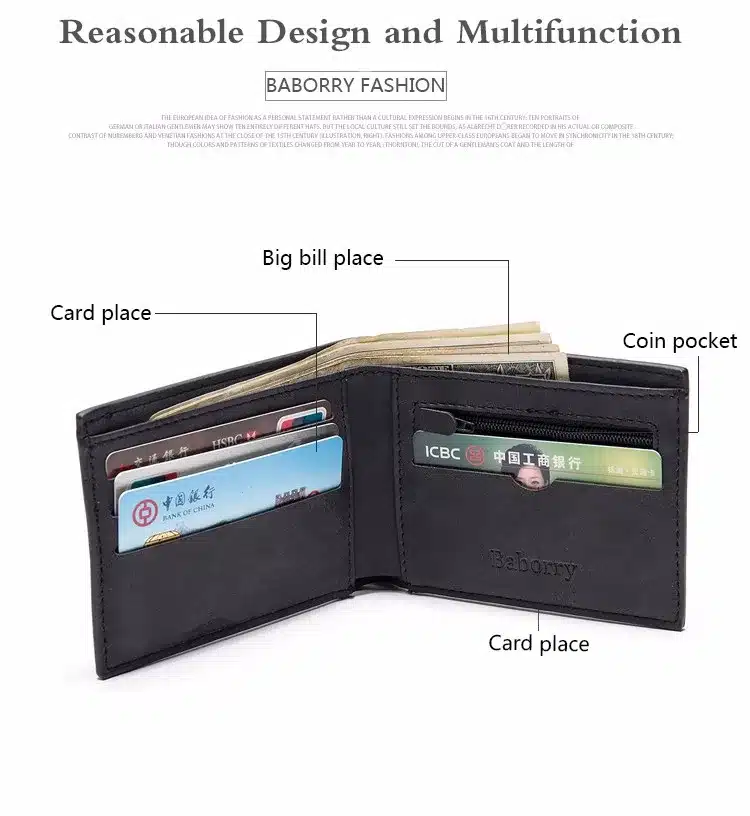2017 New Design Men wallets small money purses Mens Wallet Dollar Price Male Wallet Purse zipper Coin Bag carteira masculina 15