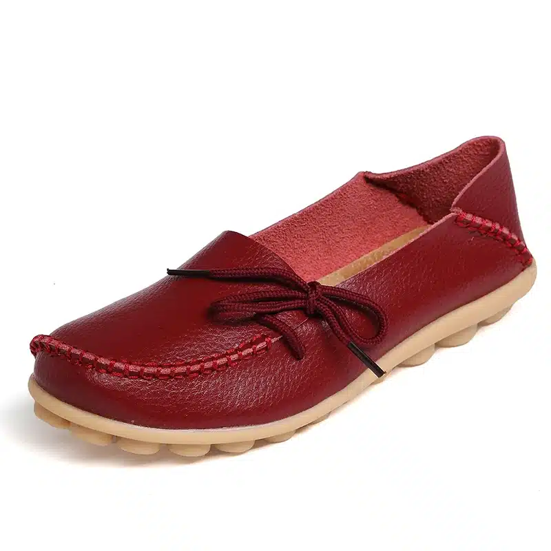 New Hot 20 Colors Natural Leather Women Flats Casual Moccasins Driving Loafers Women's Shoes Fashion Comfortable Shoes Woman 14