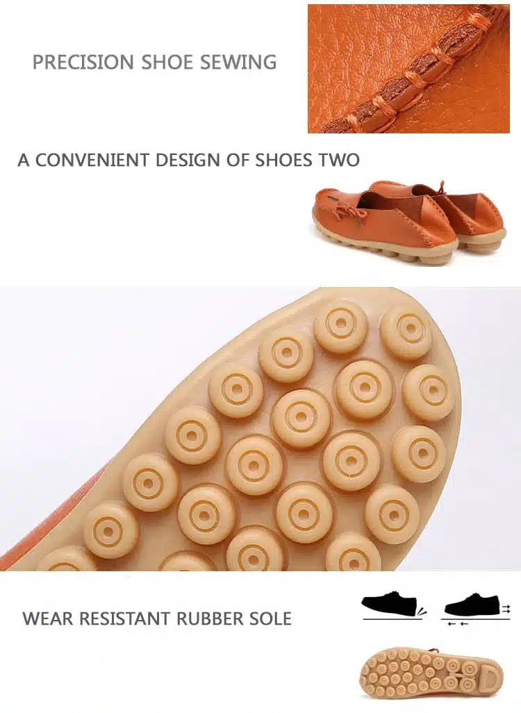 New Hot 20 Colors Natural Leather Women Flats Casual Moccasins Driving Loafers Women's Shoes Fashion Comfortable Shoes Woman 19