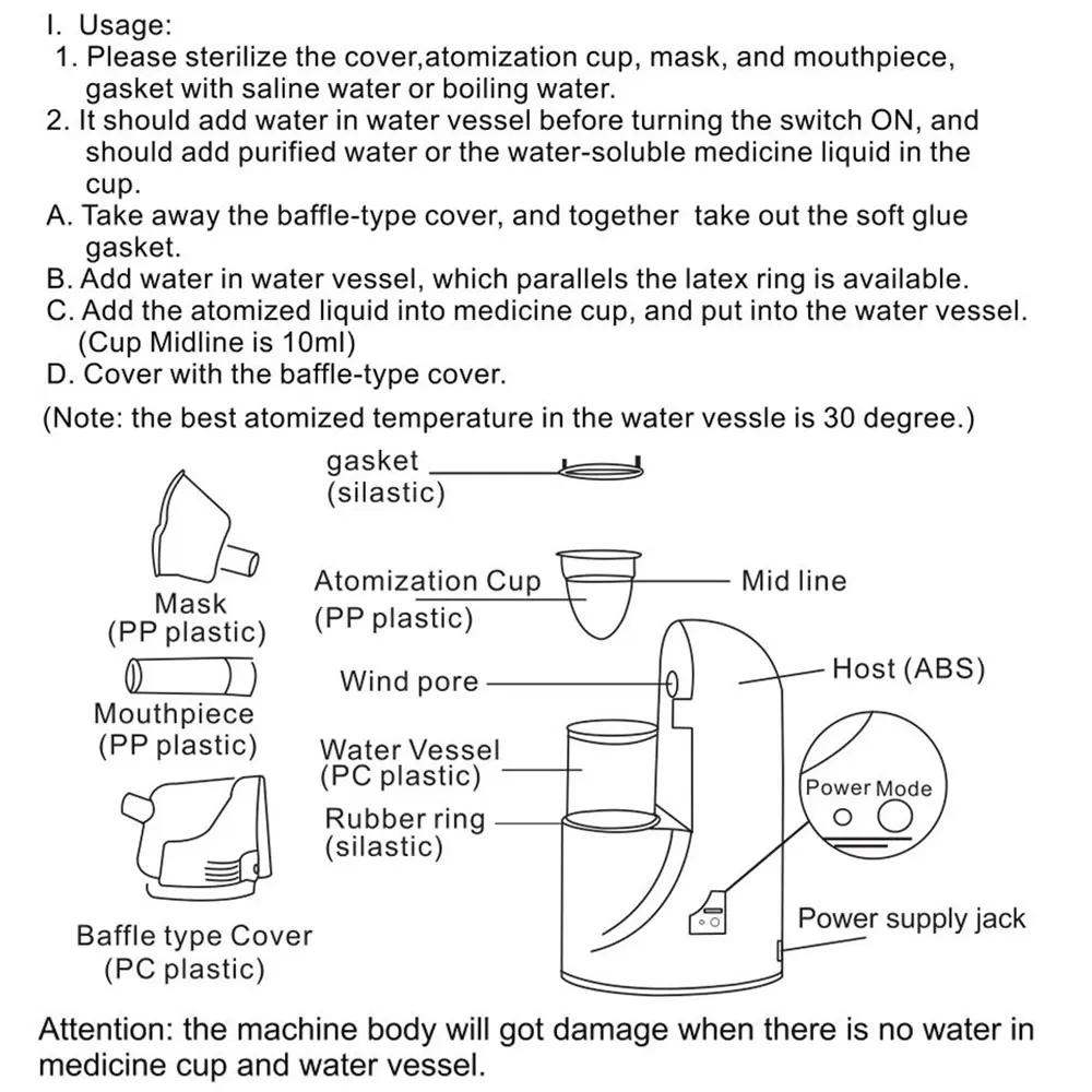 Asjalik ultraheli inhalaator | kujundav pilt e-kaubamaja pildikogust