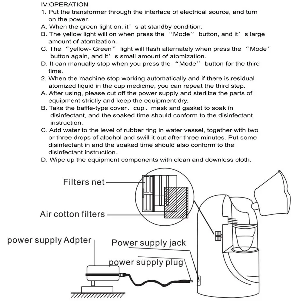 Asjalik ultraheli inhalaator | kujundav pilt e-kaubamaja pildikogust