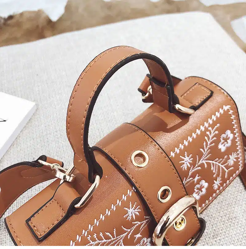 Toposhine Fashion Women Bag Panelled Vintage Girls Bags for Girls Black PU Leather Women Messenger Bags Free Gift Drop Shopping 16