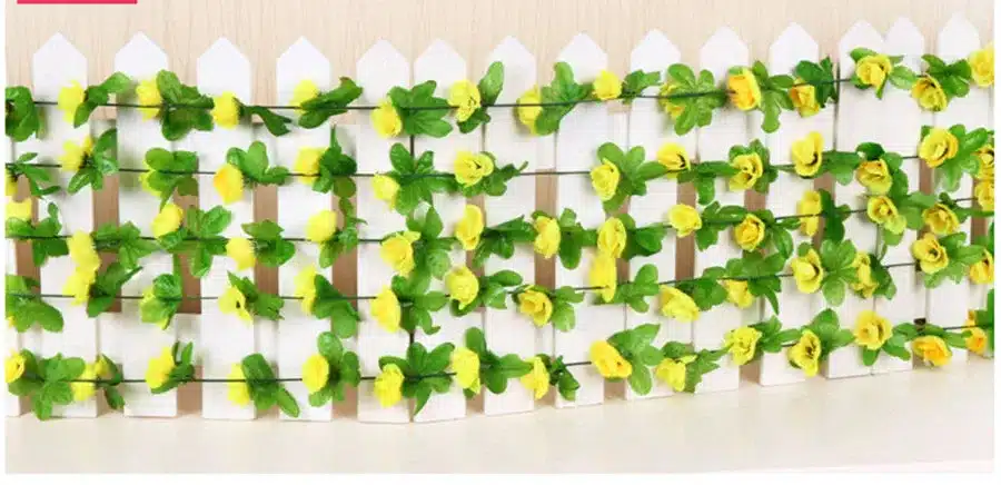 6 Colors Artificial Ivy Plants 220cm Hanging Garland Artificial flowers Home Garden Decor DIY Wall Sticker Wedding Decorations 2