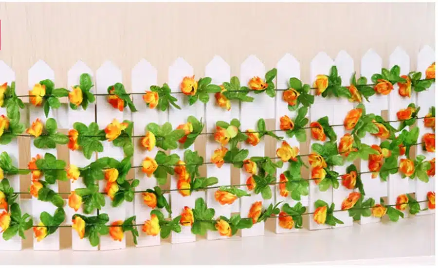 6 Colors Artificial Ivy Plants 220cm Hanging Garland Artificial flowers Home Garden Decor DIY Wall Sticker Wedding Decorations 7
