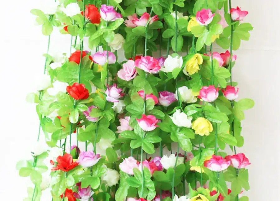 6 Colors Artificial Ivy Plants 220cm Hanging Garland Artificial flowers Home Garden Decor DIY Wall Sticker Wedding Decorations 8