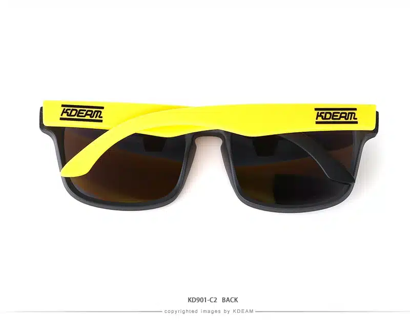 Kdeam Polarized Summer Sunglasses Men Reflective Coating Square Sun Glasses Women Brand Design Mirrored Oculos De Sol With Case 19