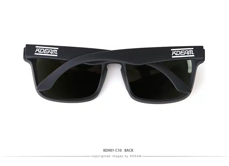 Kdeam Polarized Summer Sunglasses Men Reflective Coating Square Sun Glasses Women Brand Design Mirrored Oculos De Sol With Case 27