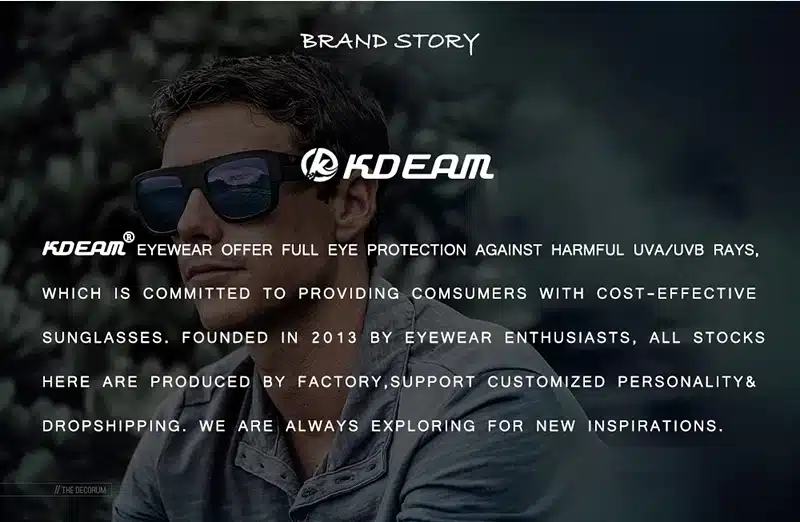 Kdeam Polarized Summer Sunglasses Men Reflective Coating Square Sun Glasses Women Brand Design Mirrored Oculos De Sol With Case 43