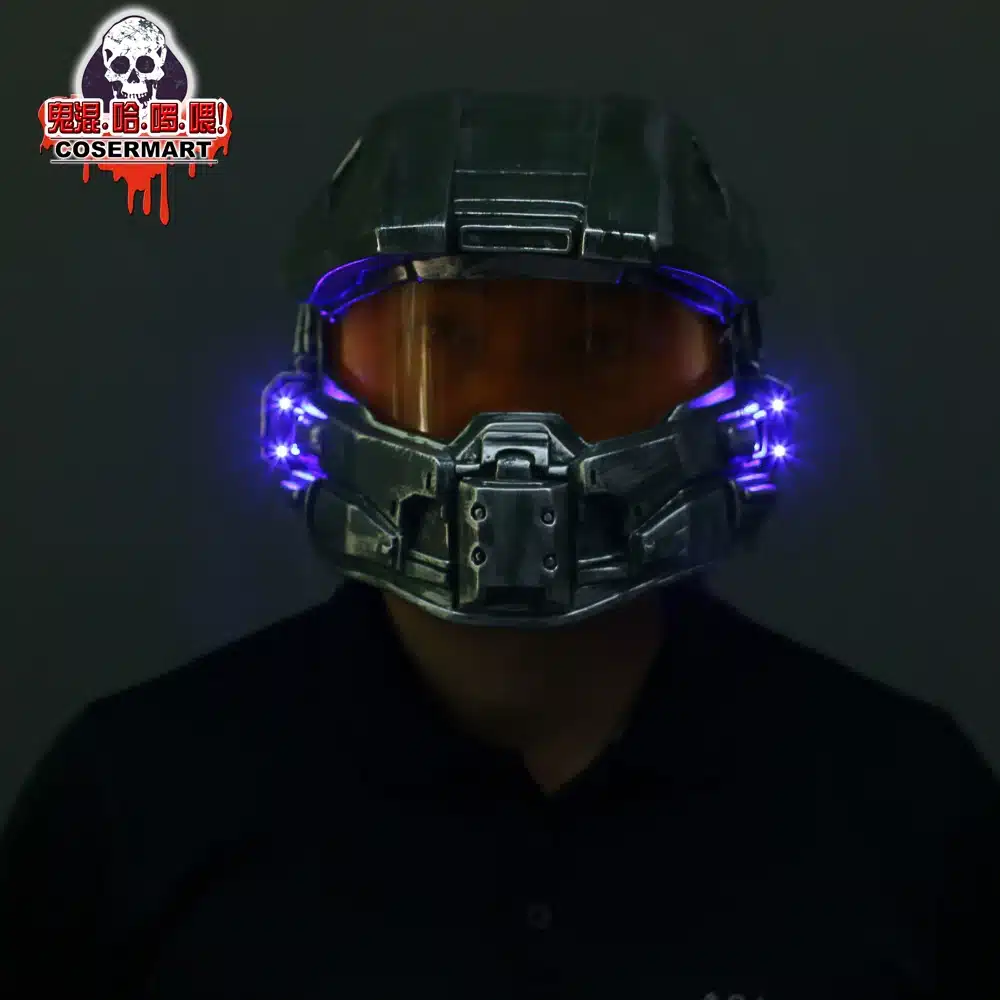 Halo 4 Helmet Prop Replica Cosplay Costume Full Head Mask PVC Equipment Master Chief Game Accessories