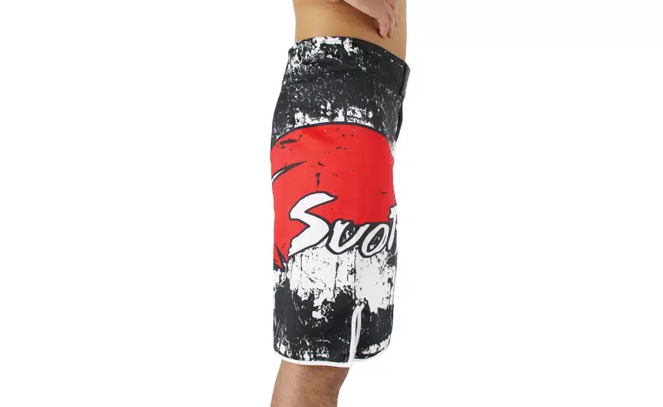 SUOTF MMA black boxing skull motion picture cotton loose size training kickboxing shorts muay thai shorts cheap mma shorts boxeo 7