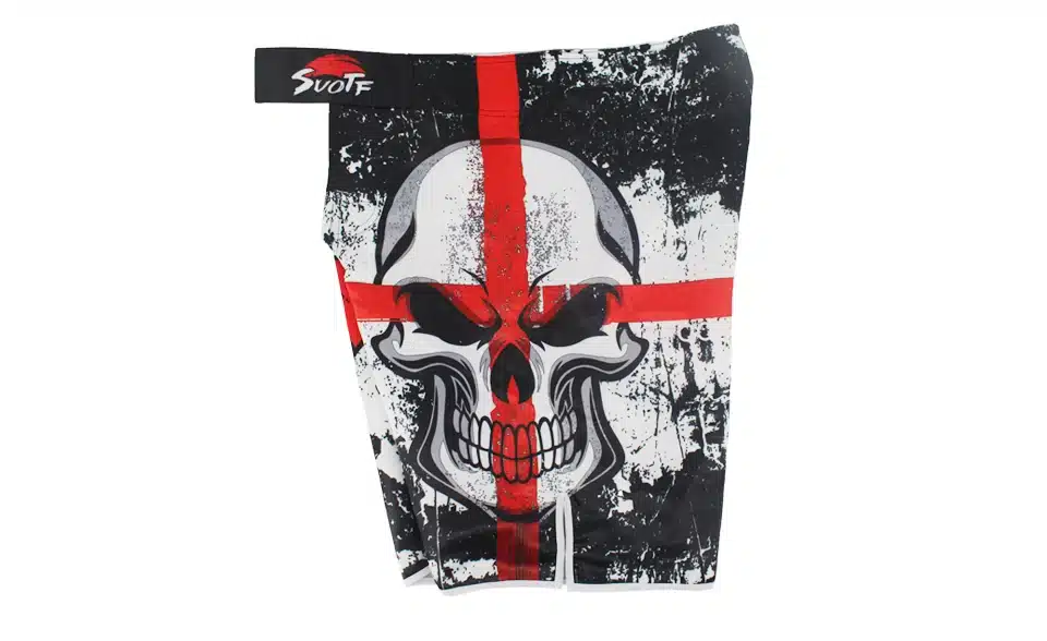 SUOTF MMA black boxing skull motion picture cotton loose size training kickboxing shorts muay thai shorts cheap mma shorts boxeo 10