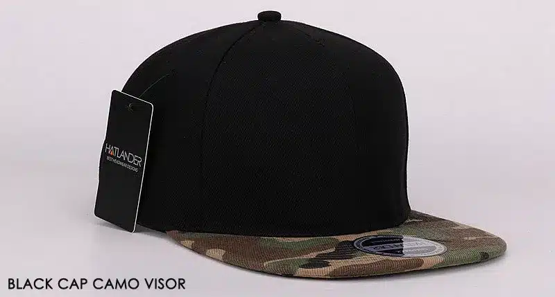 HATLANDER Camouflage snapback polyester cap blank flat camo baseball cap with no embroidery mens cap and hat for men and women 6