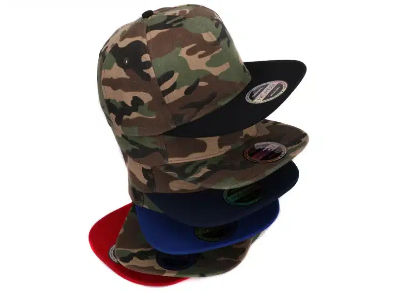 HATLANDER Camouflage snapback polyester cap blank flat camo baseball cap with no embroidery mens cap and hat for men and women 13