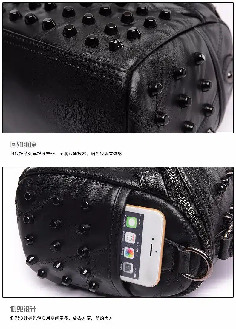 Luxury Women Genuine Leather Bag Sheepskin Messenger Bags Handbags Women Famous Brands Designer Female Handbag Shoulder Bag Sac 26
