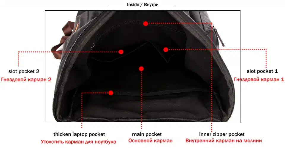 VICUNA POLO Simple Patchwork Large Capacity Mens Leather Backpack For Travel Casual Men Daypacks Leather Travle Backpack mochila 4
