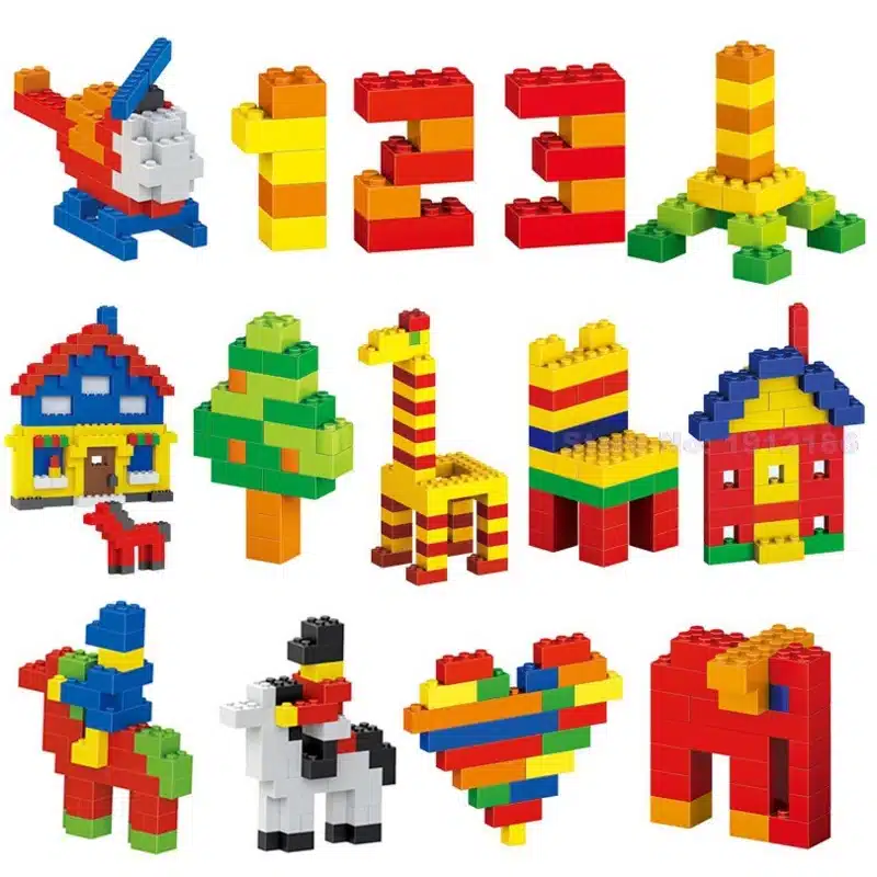 [HOT] 1000Pcs DIY City Creative Building Blocks Bricks Educational toys Compatible With LegoINGly Bricks 12