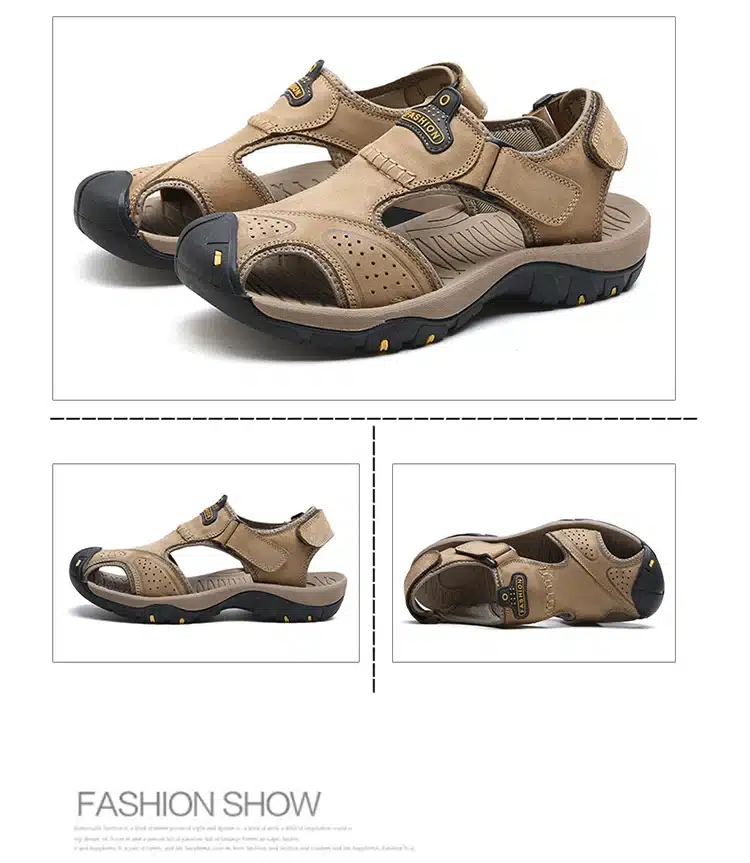 Classic Men Soft Sandals Comfortable Men Summer Shoes Leather Sandals Big Size Soft Sandals Men Roman Comfortable Men Summer 27