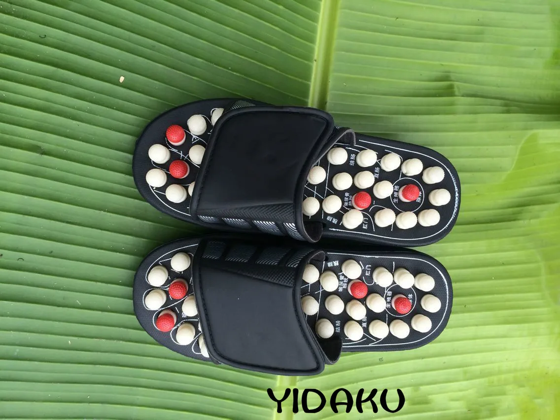 Massage Slipper Shoes Men Summer Slipper acupoint Healthcare Slipper Health Rotating Accupressure Foot Slippers for Men Women 10