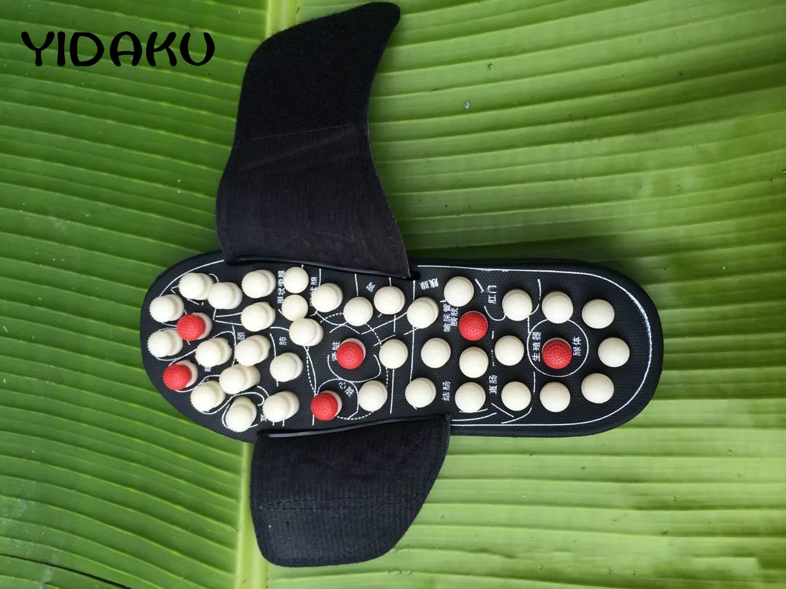 Massage Slipper Shoes Men Summer Slipper acupoint Healthcare Slipper Health Rotating Accupressure Foot Slippers for Men Women 14