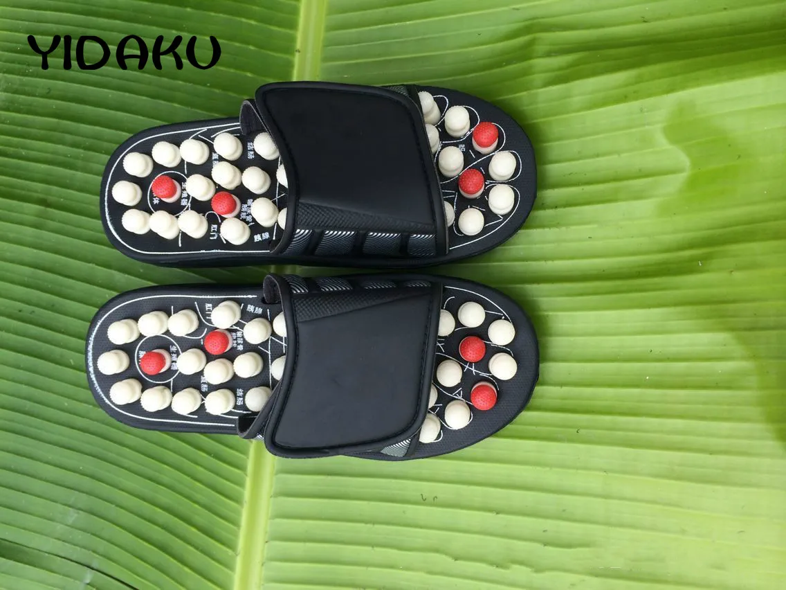 Massage Slipper Shoes Men Summer Slipper acupoint Healthcare Slipper Health Rotating Accupressure Foot Slippers for Men Women 16