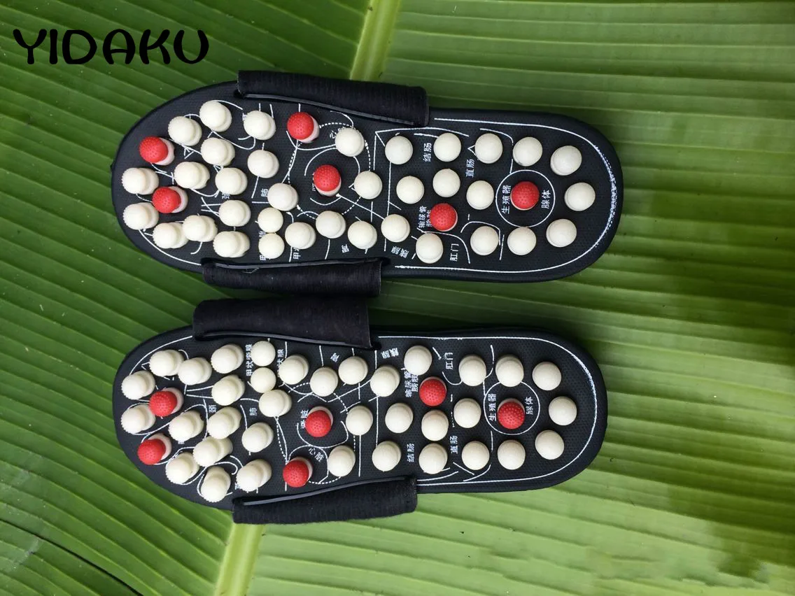 Massage Slipper Shoes Men Summer Slipper acupoint Healthcare Slipper Health Rotating Accupressure Foot Slippers for Men Women 17
