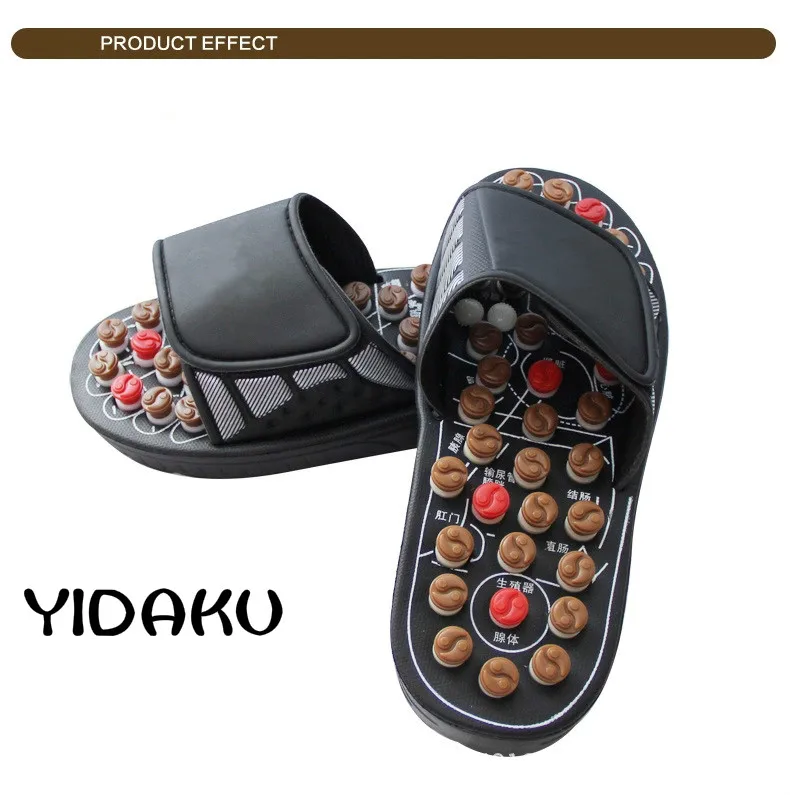 Massage Slipper Shoes Men Summer Slipper acupoint Healthcare Slipper Health Rotating Accupressure Foot Slippers for Men Women 19
