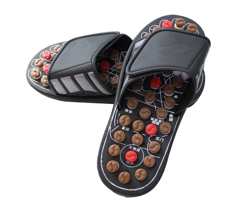 Massage Slipper Shoes Men Summer Slipper acupoint Healthcare Slipper Health Rotating Accupressure Foot Slippers for Men Women 25