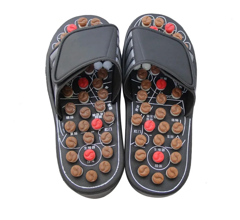 Massage Slipper Shoes Men Summer Slipper acupoint Healthcare Slipper Health Rotating Accupressure Foot Slippers for Men Women 26