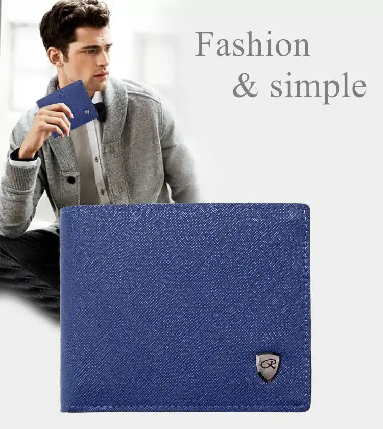 2018 New Men Wallets Fresh Fishon Designer's Purse Men Brand striped Card purse Mens Wallet Wholesale price 9