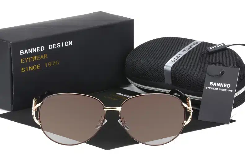 BANNED women's HD polarized fashion Sunglasses hot sell newest brand name lens feminin diamond sun Glasses vintage with gift box 27