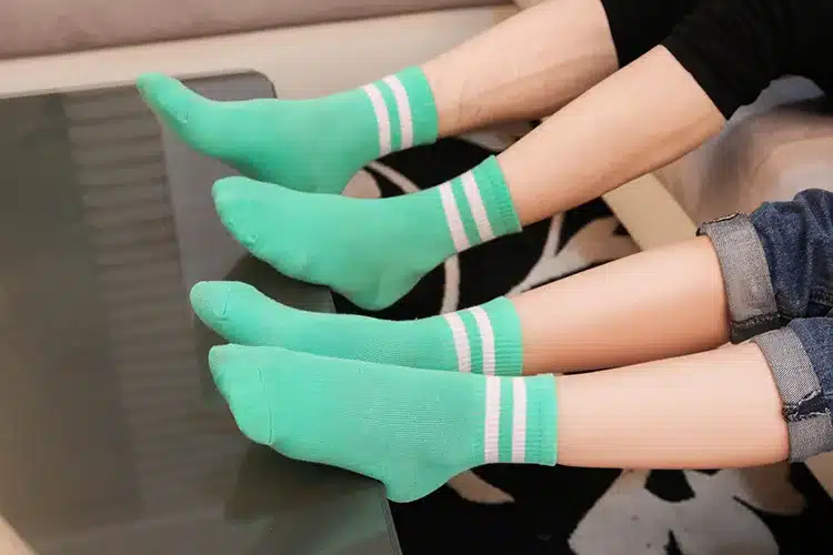 Classic Men 2 Two Stripes Cotton Socks Retro Old School Hiphop Skate Short Meias Calcetine white black harajuku cheap cool 15