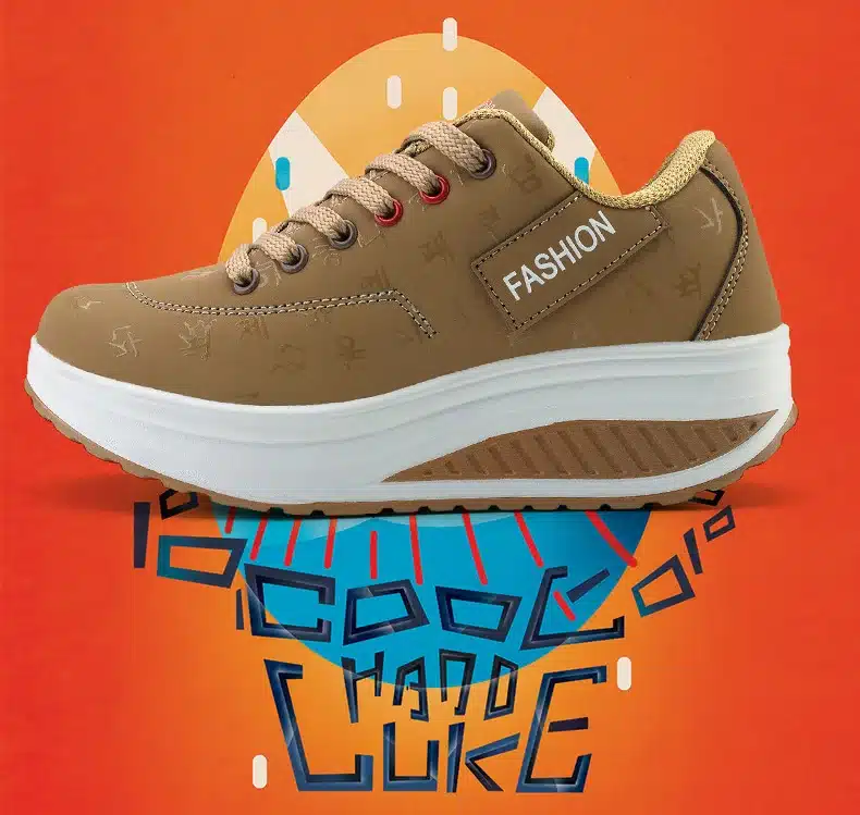 Fashion women sneakers 2018 breathable waterproof wedges platform shoes woman pu leather women casual shoes tenis feminino 15
