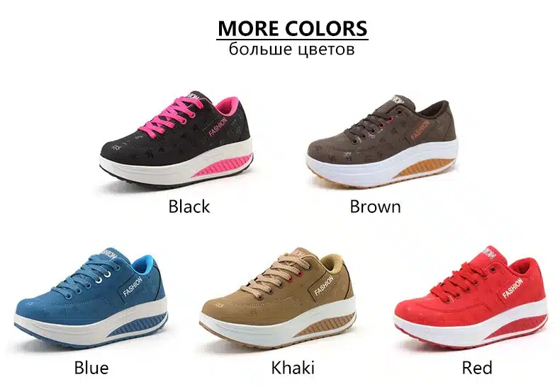 Fashion women sneakers 2018 breathable waterproof wedges platform shoes woman pu leather women casual shoes tenis feminino 16