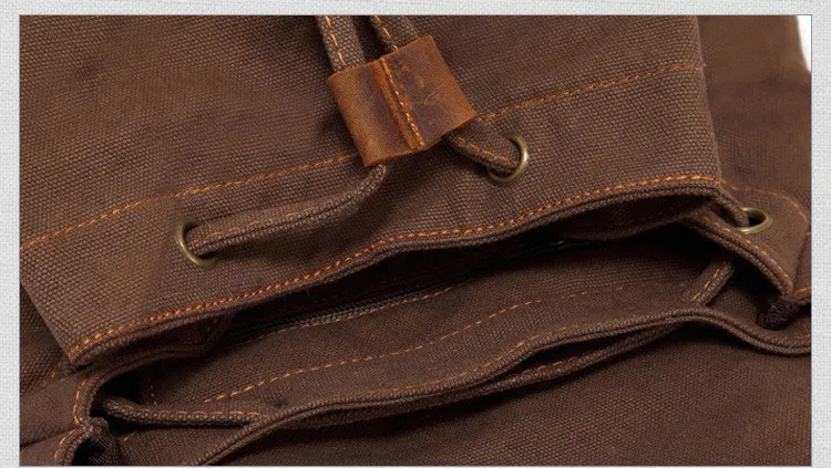 AUGUR New fashion men's backpack vintage canvas backpack school bag men's travel bags large capacity travel laptop backpack bag 13
