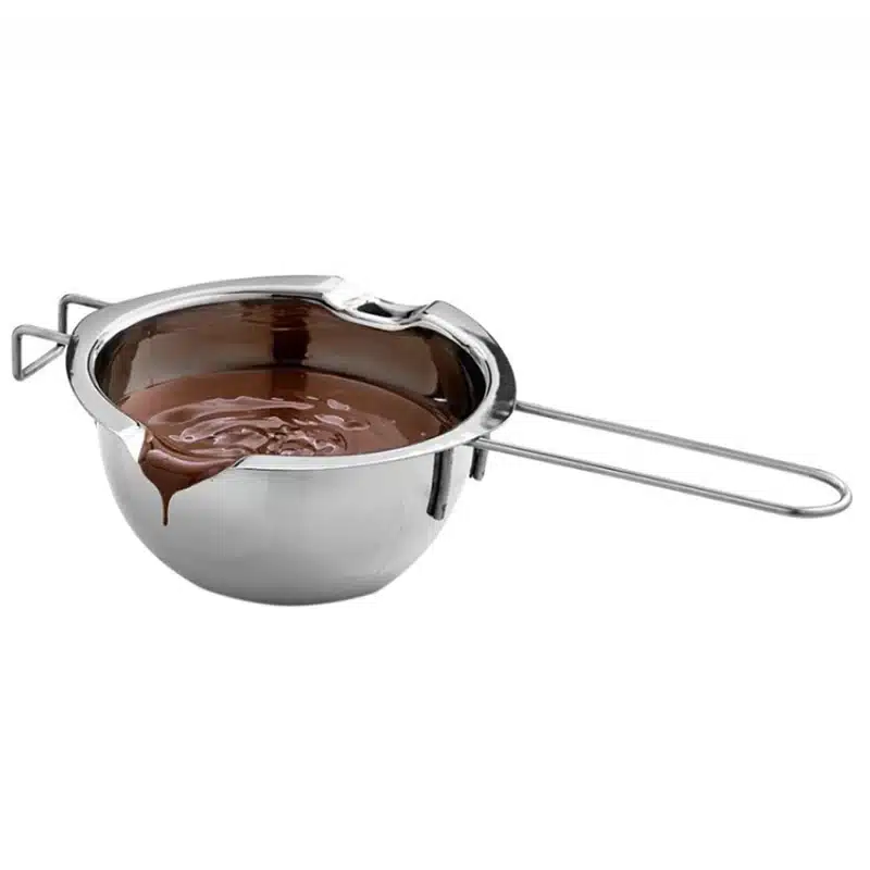 Heating And Melting Stainless Steel Simmering Water None Fire Melt Pot Mini Mirror Polished Chocolate Melt Pot Kitchen Cookware 9