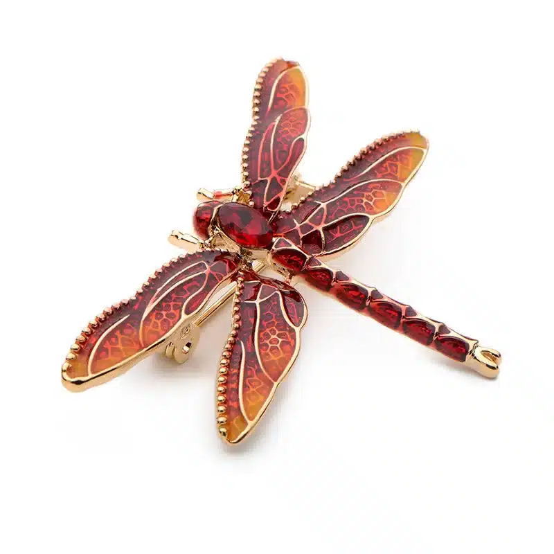 Wuli&Baby Green Purple Enamel Dragonfly Insects Brooches For Women And Men Alloy Metal Banquet Weddings Brooches Pins Gifts 15