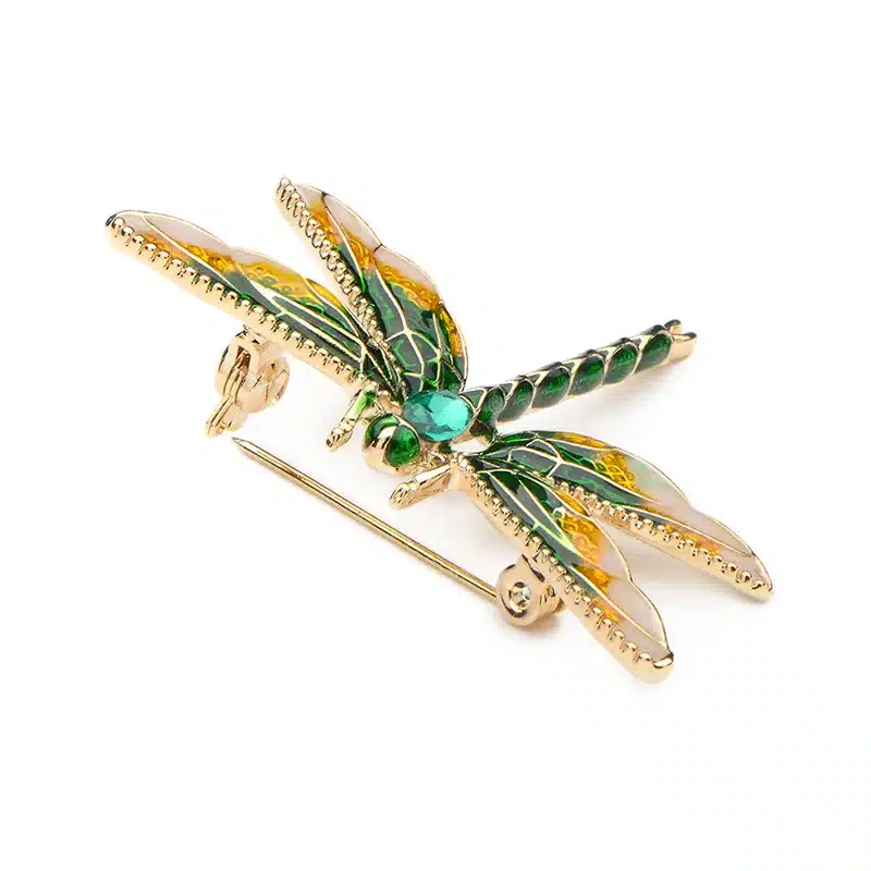 Wuli&Baby Green Purple Enamel Dragonfly Insects Brooches For Women And Men Alloy Metal Banquet Weddings Brooches Pins Gifts 22