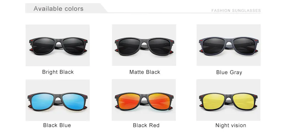 KINGSEVEN Brand Classic Mens Polarized Square Sunglasses Mirror Lens Unisex Sun Glasses Black Frame Eyewear 15