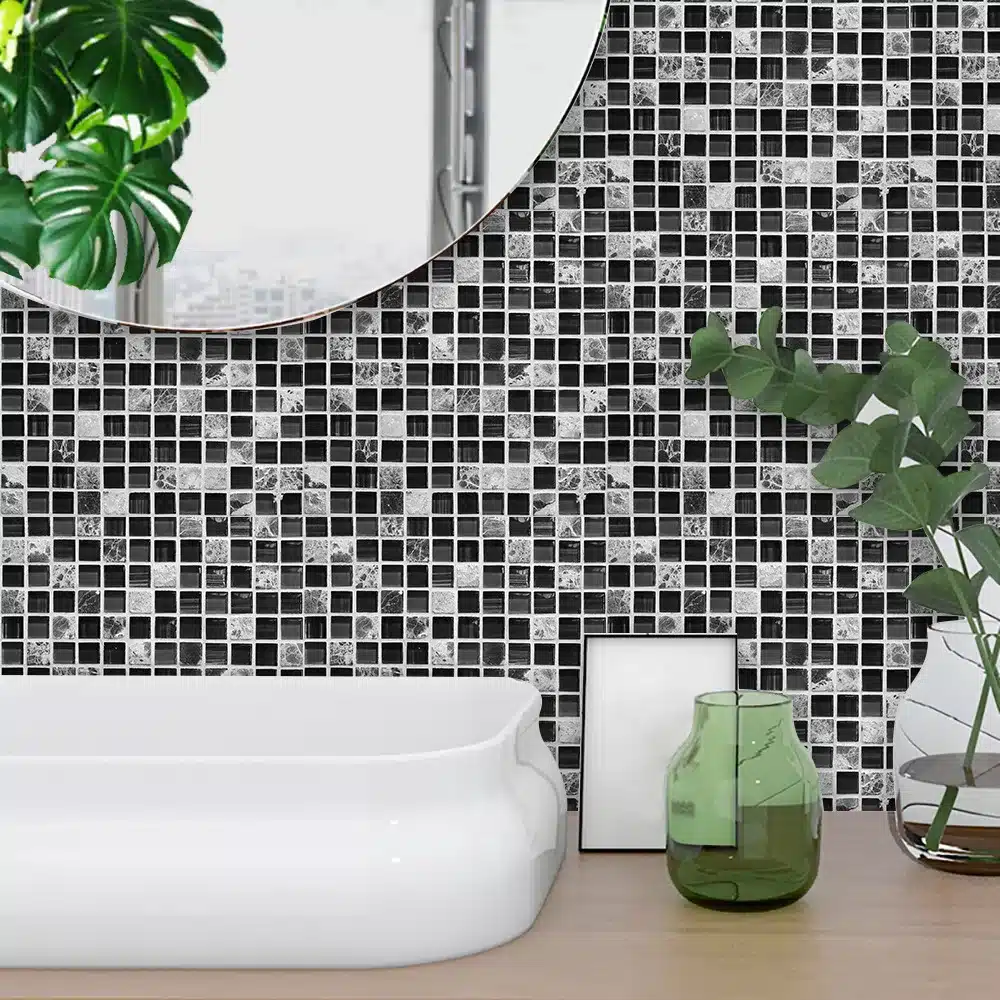 Seinale kleebitavad mosaiikplaadid | kujundav pilt e-kaubamaja pildikogust