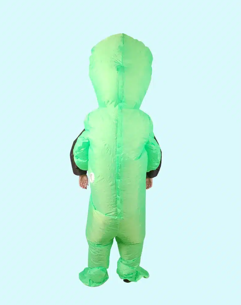 Green Alien Inflatable Costume For Adult Christmas/Halloween/Birthday/Make-up Party Fun Toys ET Dress Up Cosplay Suits Outfit 12