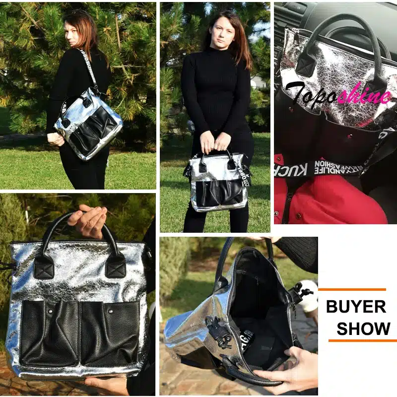 Toposhine Large Capacity Women Bags Fashion Shopping Bag Double Pocket Girl Casual Tote 2019 Young Lady Handbags Shoulder Bag 10