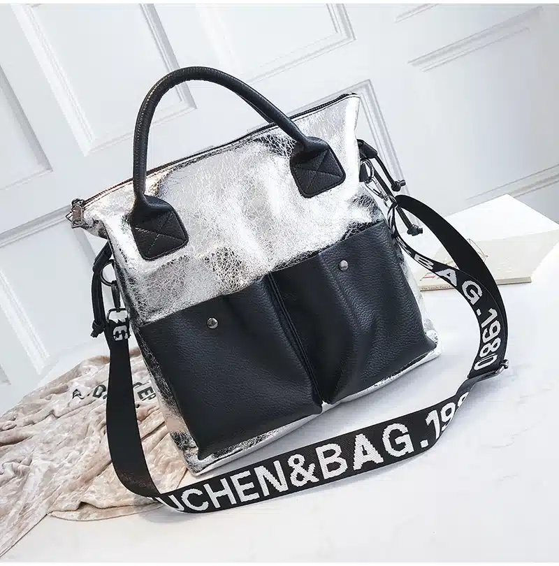 Toposhine Large Capacity Women Bags Fashion Shopping Bag Double Pocket Girl Casual Tote 2019 Young Lady Handbags Shoulder Bag 28
