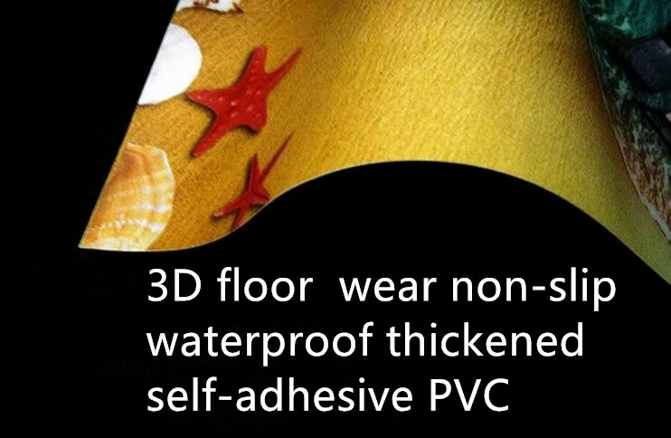 3D efektiga PVC kate merekarpide ja meritähtedega
