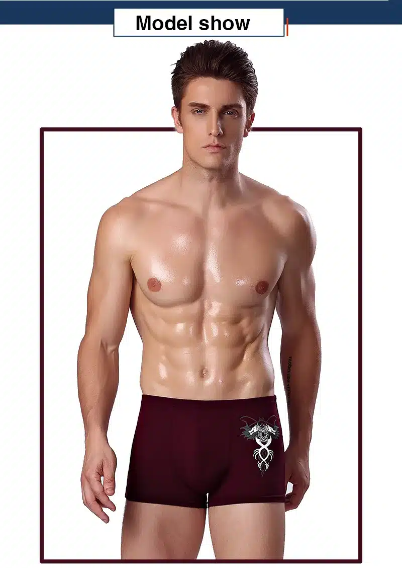LOBEIOK Mens Boxer Shorts Mid-waist breathable calzoncillos hombre boxer sexy underwear men 4color M L XL XXL 3XL underpants 4